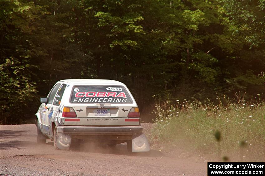 Heath Shively / Morgan Engle VW Golf on SS3, Norway Home.