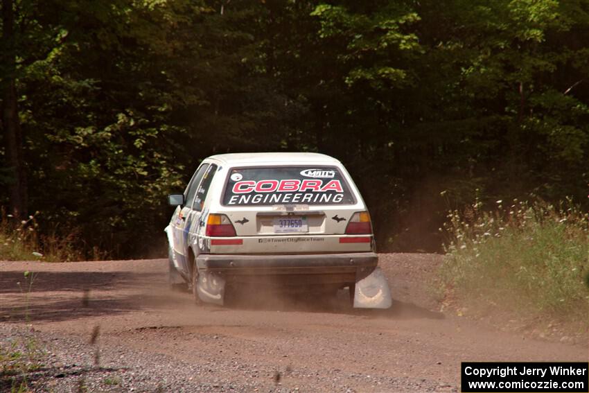 Heath Shively / Morgan Engle VW Golf on SS3, Norway Home.