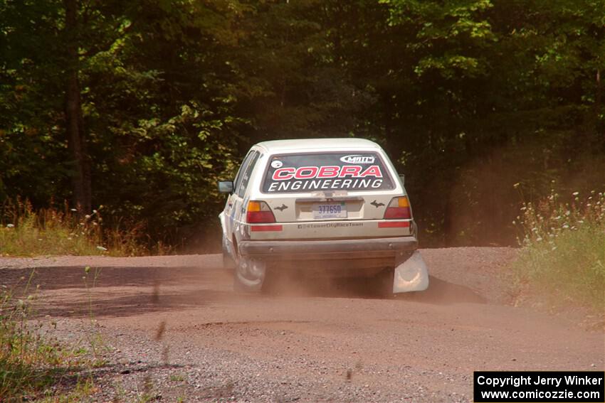 Heath Shively / Morgan Engle VW Golf on SS3, Norway Home.