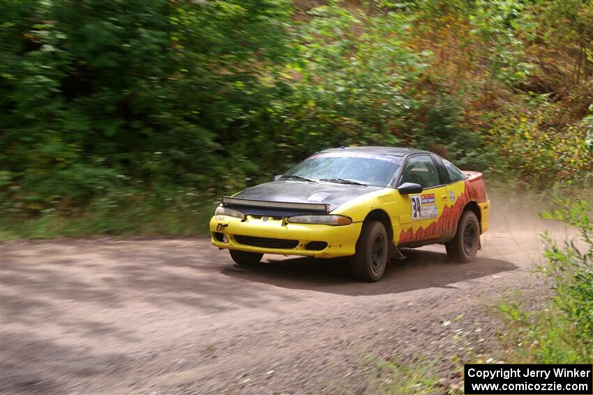 Eli Goethel / Kyle West Mitsubishi Eclipse on SS3, Norway Home.