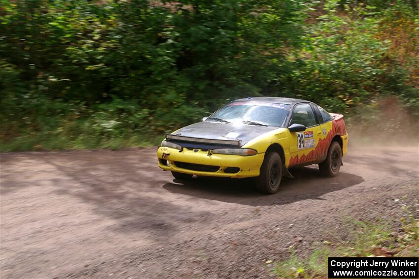 Eli Goethel / Kyle West Mitsubishi Eclipse on SS3, Norway Home.
