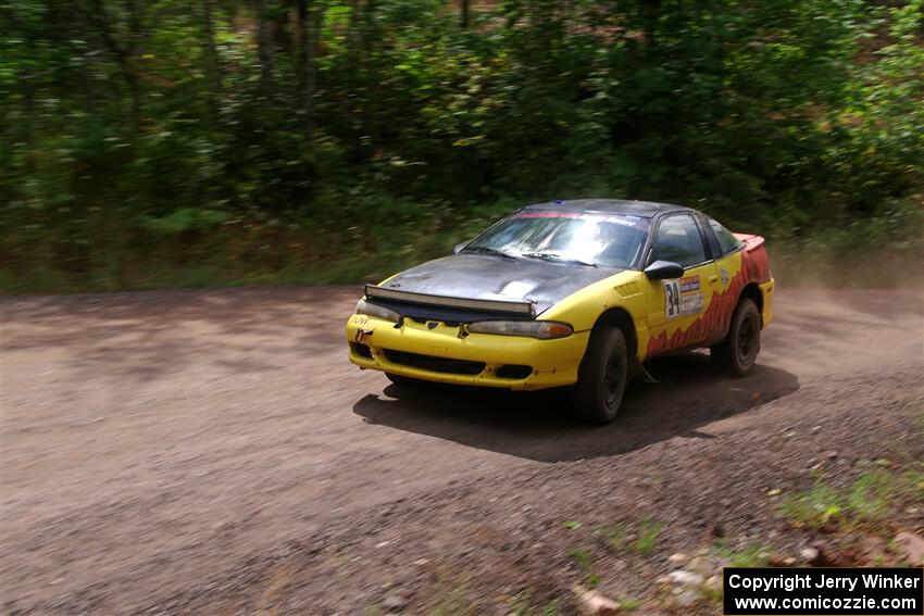 Eli Goethel / Kyle West Mitsubishi Eclipse on SS3, Norway Home.