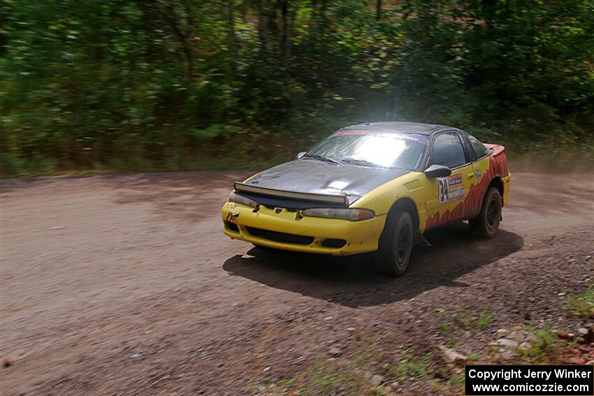 Eli Goethel / Kyle West Mitsubishi Eclipse on SS3, Norway Home.
