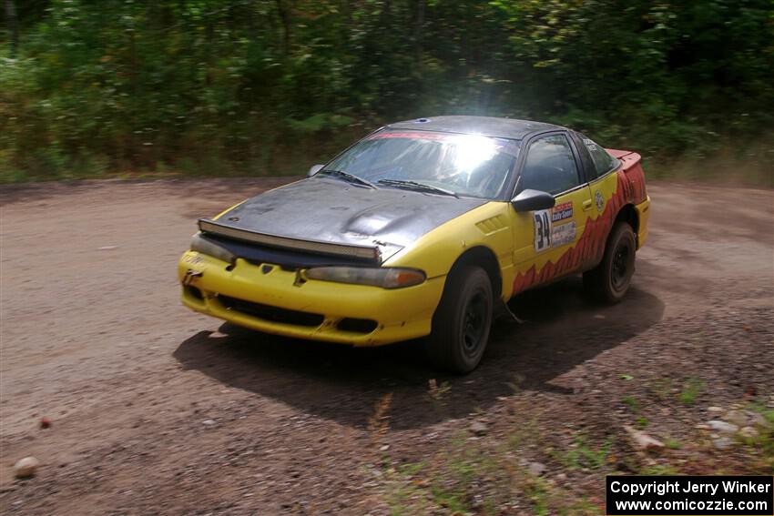 Eli Goethel / Kyle West Mitsubishi Eclipse on SS3, Norway Home.
