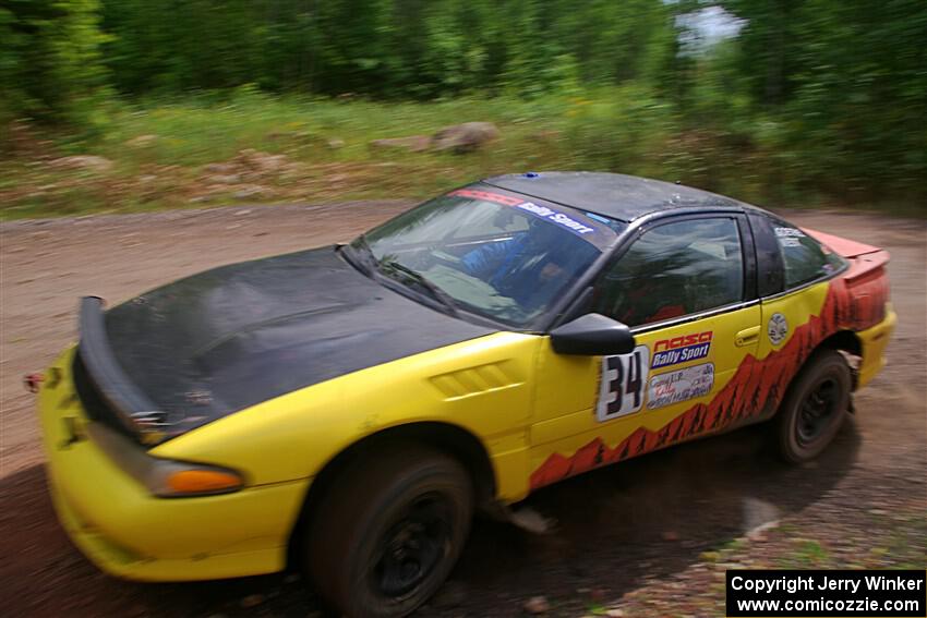 Eli Goethel / Kyle West Mitsubishi Eclipse on SS3, Norway Home.