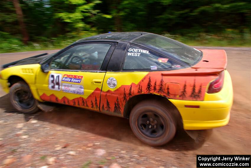 Eli Goethel / Kyle West Mitsubishi Eclipse on SS3, Norway Home.