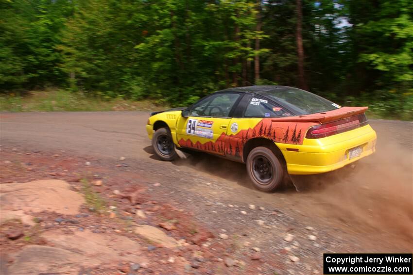 Eli Goethel / Kyle West Mitsubishi Eclipse on SS3, Norway Home.