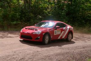 Eric Anderson / Taylor Haelterman Toyota FR-S on SS3, Norway Home.