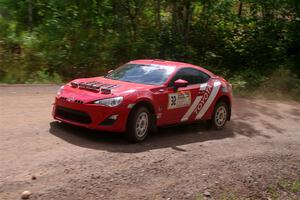 Eric Anderson / Taylor Haelterman Toyota FR-S on SS3, Norway Home.