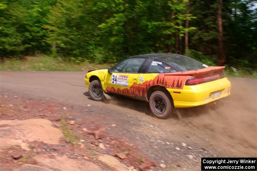 Eli Goethel / Kyle West Mitsubishi Eclipse on SS3, Norway Home.