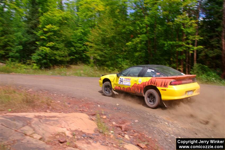 Eli Goethel / Kyle West Mitsubishi Eclipse on SS3, Norway Home.
