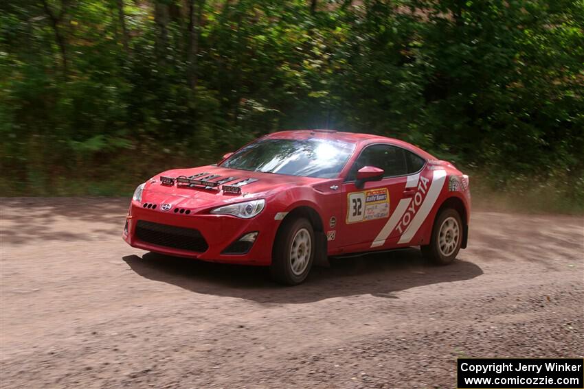 Eric Anderson / Taylor Haelterman Toyota FR-S on SS3, Norway Home.