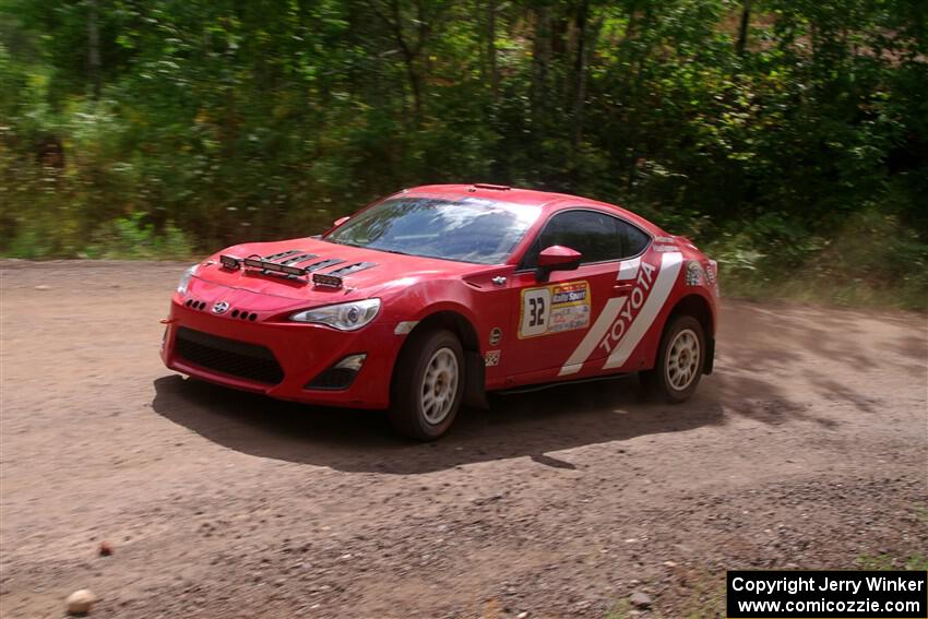 Eric Anderson / Taylor Haelterman Toyota FR-S on SS3, Norway Home.