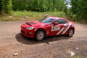 Eric Anderson / Taylor Haelterman Toyota FR-S on SS3, Norway Home.