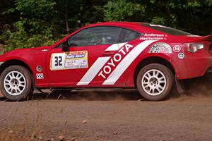 Eric Anderson / Taylor Haelterman Toyota FR-S on SS3, Norway Home.