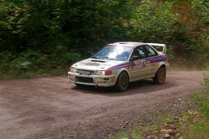 Sergio Spinelli / Danny Rice Subaru Impreza on SS3, Norway Home.