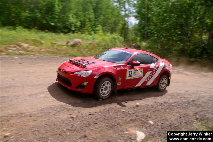 Eric Anderson / Taylor Haelterman Toyota FR-S on SS3, Norway Home.