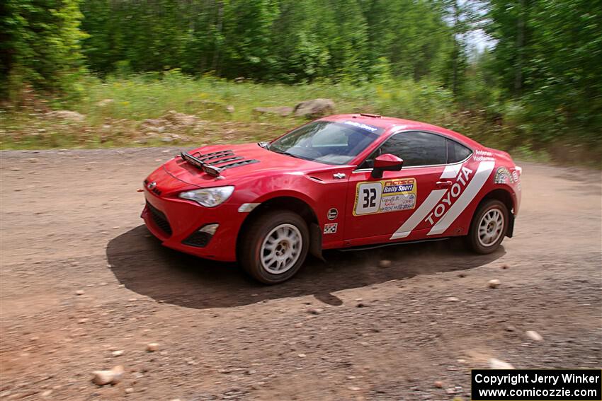 Eric Anderson / Taylor Haelterman Toyota FR-S on SS3, Norway Home.