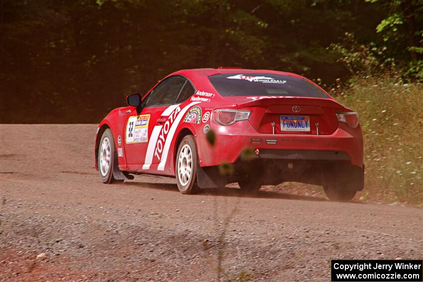 Eric Anderson / Taylor Haelterman Toyota FR-S on SS3, Norway Home.