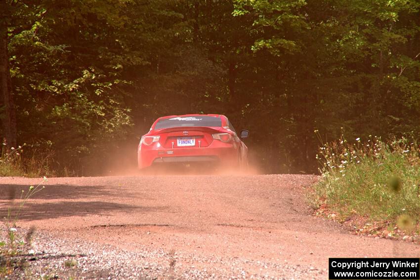 Eric Anderson / Taylor Haelterman Toyota FR-S on SS3, Norway Home.