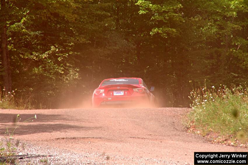 Eric Anderson / Taylor Haelterman Toyota FR-S on SS3, Norway Home.