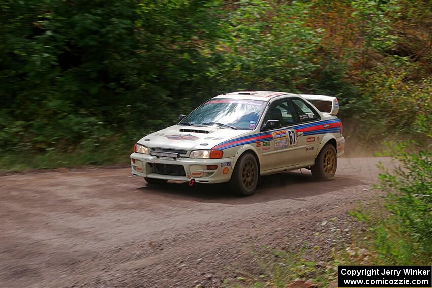 Sergio Spinelli / Danny Rice Subaru Impreza on SS3, Norway Home.