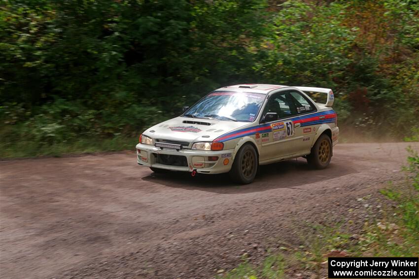Sergio Spinelli / Danny Rice Subaru Impreza on SS3, Norway Home.