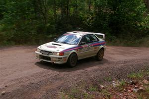 Sergio Spinelli / Danny Rice Subaru Impreza on SS3, Norway Home.