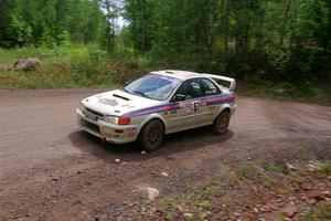 Sergio Spinelli / Danny Rice Subaru Impreza on SS3, Norway Home.