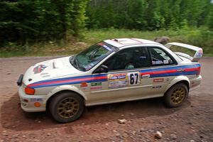 Sergio Spinelli / Danny Rice Subaru Impreza on SS3, Norway Home.