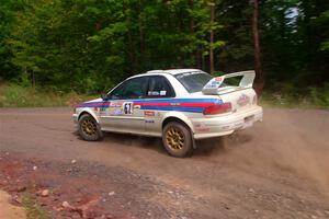 Sergio Spinelli / Danny Rice Subaru Impreza on SS3, Norway Home.