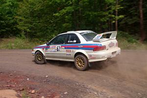 Sergio Spinelli / Danny Rice Subaru Impreza on SS3, Norway Home.