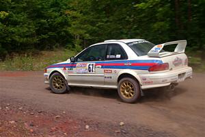 Sergio Spinelli / Danny Rice Subaru Impreza on SS3, Norway Home.