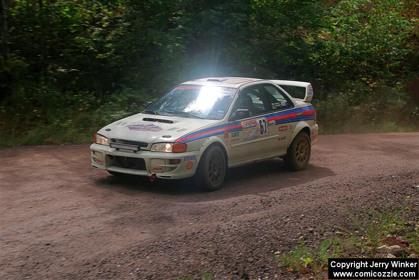 Sergio Spinelli / Danny Rice Subaru Impreza on SS3, Norway Home.