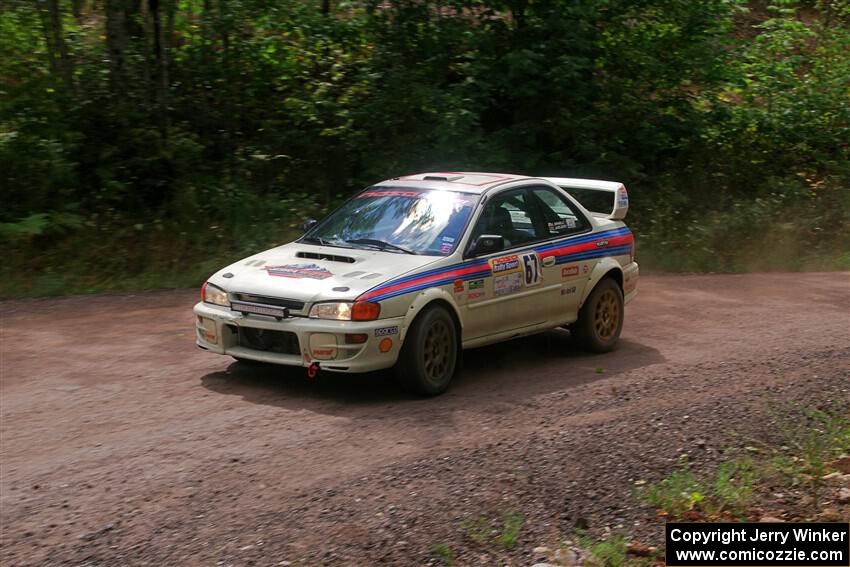 Sergio Spinelli / Danny Rice Subaru Impreza on SS3, Norway Home.