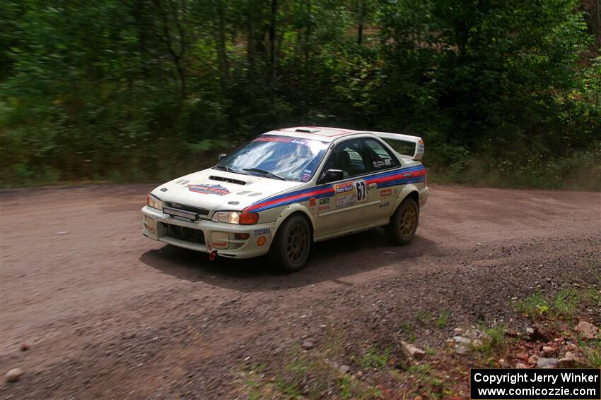 Sergio Spinelli / Danny Rice Subaru Impreza on SS3, Norway Home.