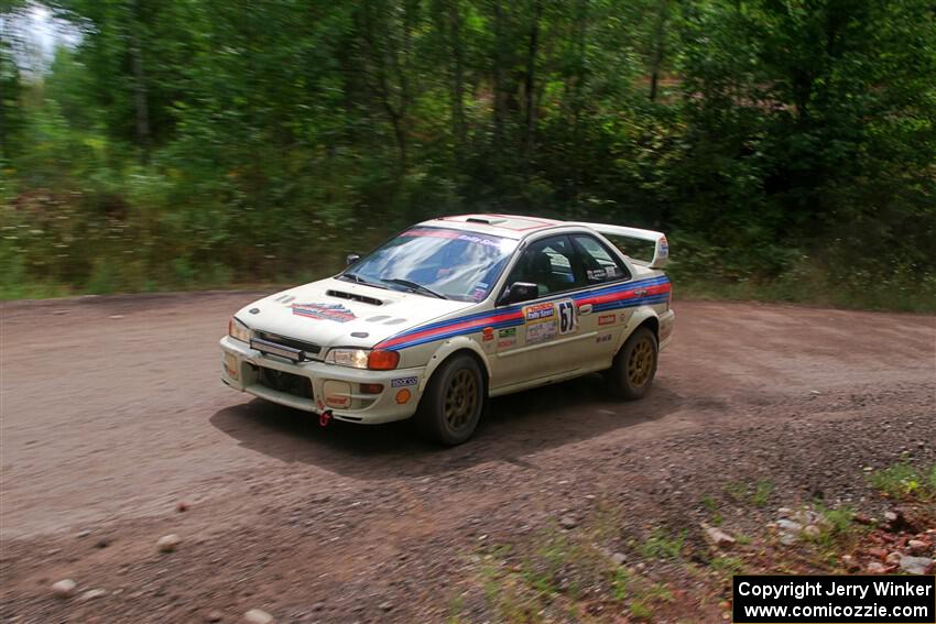 Sergio Spinelli / Danny Rice Subaru Impreza on SS3, Norway Home.
