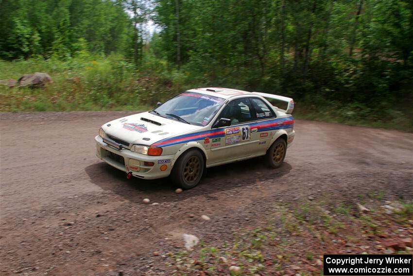 Sergio Spinelli / Danny Rice Subaru Impreza on SS3, Norway Home.
