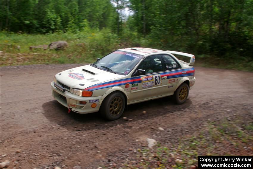 Sergio Spinelli / Danny Rice Subaru Impreza on SS3, Norway Home.