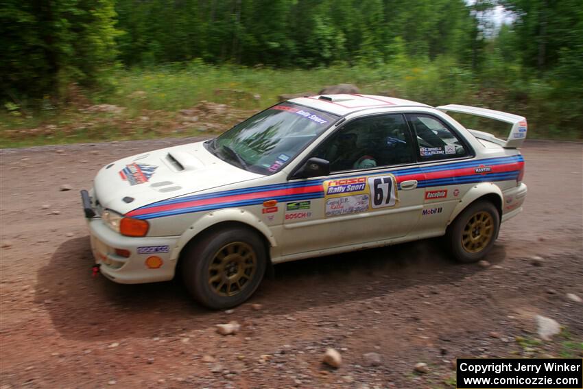 Sergio Spinelli / Danny Rice Subaru Impreza on SS3, Norway Home.