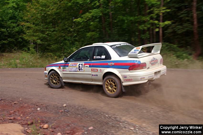 Sergio Spinelli / Danny Rice Subaru Impreza on SS3, Norway Home.