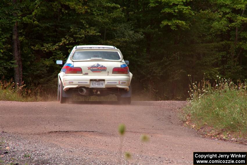 Sergio Spinelli / Danny Rice Subaru Impreza on SS3, Norway Home.