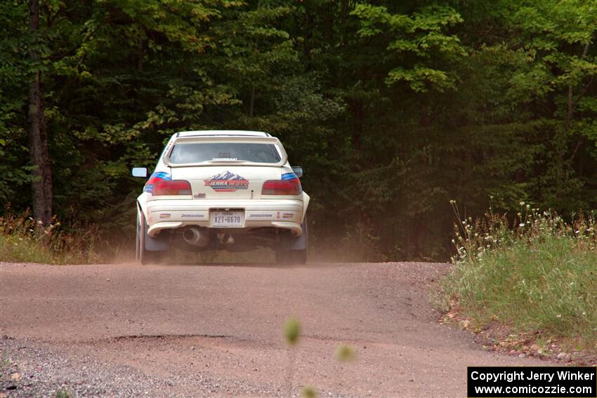 Sergio Spinelli / Danny Rice Subaru Impreza on SS3, Norway Home.