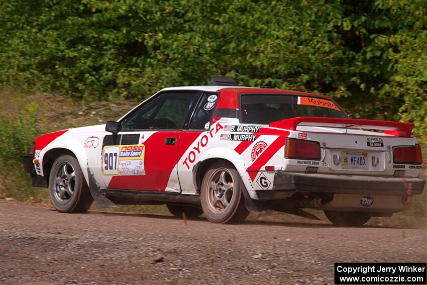 Bryce Murphy / Braxton Murphy Toyota Celica GTS on SS3, Norway Home.