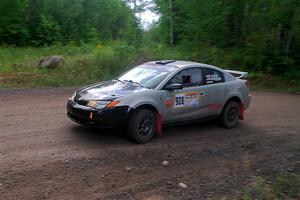 Gary Klein / Sam Strickhouser Saturn Ion Redline on SS3, Norway Home.