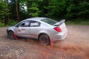 Gary Klein / Sam Strickhouser Saturn Ion Redline on SS3, Norway Home.