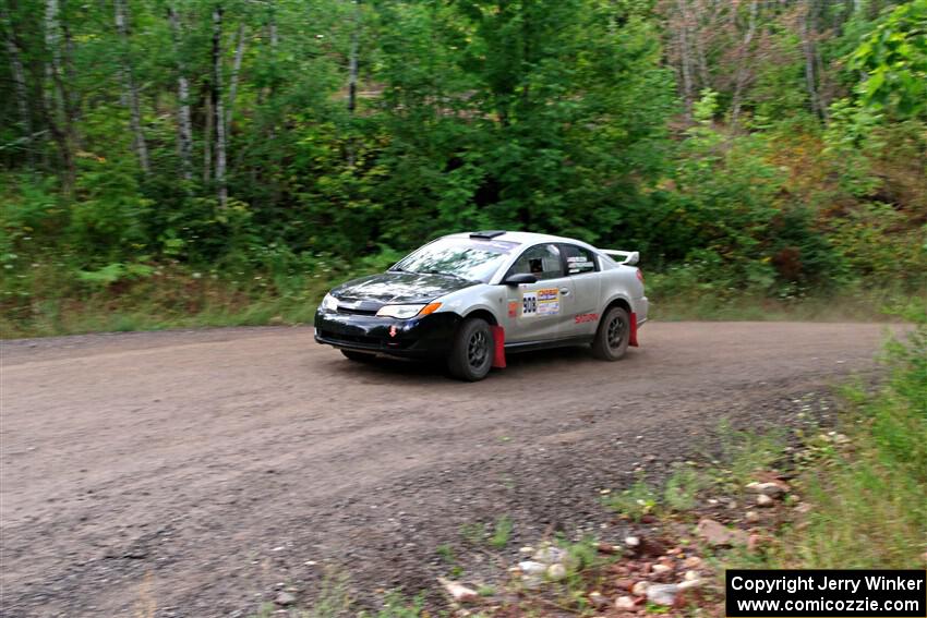 Gary Klein / Sam Strickhouser Saturn Ion Redline on SS3, Norway Home.
