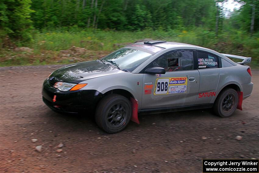 Gary Klein / Sam Strickhouser Saturn Ion Redline on SS3, Norway Home.