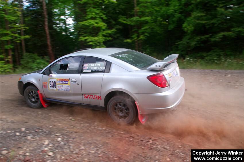 Gary Klein / Sam Strickhouser Saturn Ion Redline on SS3, Norway Home.