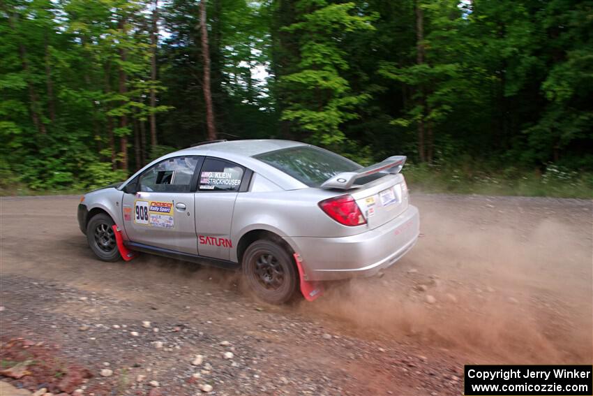 Gary Klein / Sam Strickhouser Saturn Ion Redline on SS3, Norway Home.